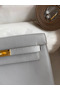 Hermes Kelly Danse II Bag In Blue Glacier Evercolor Calfskin  Replica