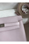 Hermes Kelly Danse II Bag In Mauve Pale Evercolor Calfskin  Replica