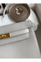 Hermes Kelly Danse II Bag In Pearl Grey Evercolor Calfskin  Replica