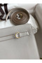 Hermes Kelly Danse II Bag In Pearl Grey Evercolor Calfskin  Replica