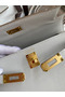 Hermes Kelly Danse II Bag In Pearl Grey Evercolor Calfskin  Replica