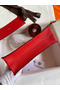 Hermes Kelly Danse II Bag In Red Evercolor Calfskin  Replica