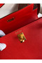 Hermes Kelly Danse II Bag In Red Evercolor Calfskin  Replica