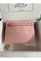 Hermes Kelly Danse II Bag In Rose Sakura Evercolor Calfskin  Replica