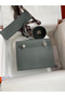 Hermes Kelly Danse II Bag In Vert Amande Evercolor Calfskin  Replica