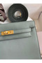 Hermes Kelly Danse II Bag In Vert Amande Evercolor Calfskin  Replica