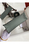 Hermes Kelly Danse II Bag In Vert Amande Evercolor Calfskin  Replica