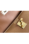 Hermes Kelly En Desordre 20 Handmade Bag In Gold Epsom Calfskin  Replica