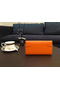 Hermes Kelly Epsom Leather Wallet H4086 Orange  Replica
