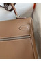 Hermes Kelly Lakis 32 Handmade Bag In Taupe Swift Calfskin  Replica