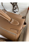 Hermes Kelly Lakis 32 Handmade Bag In Taupe Swift Calfskin  Replica