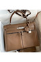 Hermes Kelly Lakis 32 Handmade Bag In Taupe Swift Calfskin  Replica