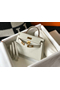 Hermes Kelly Mini II Bag In Beton Embossed Crocodile Leather  Replica