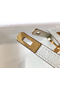 Hermes Kelly Mini II Bag In Beton Embossed Crocodile Leather  Replica