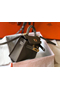 Hermes Kelly Mini II Bag In Taupe Grey Epsom Leather GHW  Replica