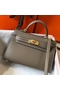 Hermes Kelly Mini II Bag In Taupe Grey Epsom Leather GHW  Replica