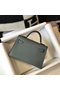 Hermes Kelly Mini II Bag In Vert Amande Epsom Leather GHW  Replica