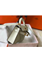Hermes Kelly Mini II Bag In White Epsom Leather GHW  Replica