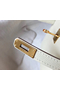 Hermes Kelly Mini II Bag In White Epsom Leather GHW  Replica
