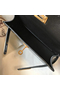 Hermes Kelly Mini II Handmade Bag In Black Crocodile Embossed Leather  Replica