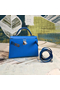 Hermes Kelly Mini II Handmade Bag In Blue Chevre Leather  Replica