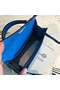 Hermes Kelly Mini II Handmade Bag In Blue Chevre Leather  Replica