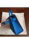 Hermes Kelly Mini II Handmade Bag In Blue Izmir Epsom Leather  Replica