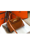 Hermes Kelly Mini II Handmade Bag In Brown Crocodile Embossed Leather  Replica