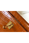 Hermes Kelly Mini II Handmade Bag In Brown Crocodile Embossed Leather  Replica