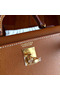 Hermes Kelly Mini II Handmade Bag In Gold Epsom Leather  Replica