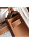 Hermes Kelly Mini II Handmade Bag In Gold Epsom Leather  Replica