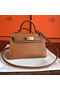 Hermes Kelly Mini II Handmade Bag In Gold Epsom Leather  Replica