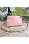 Hermes Kelly Mini II Handmade Bag In Nude Alligator Crocodile  Replica
