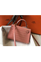 Hermes Kelly Mini II Handmade Bag In Pink Crocodile Embossed Leather  Replica