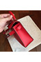 Hermes Kelly Mini II Handmade Bag In Red Swift Calfskin  Replica