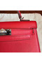 Hermes Kelly Mini II Handmade Bag In Red Swift Calfskin  Replica