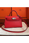 Hermes Kelly Mini II Handmade Bag In Red Swift Calfskin  Replica