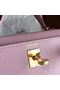 Hermes Kelly Mini II Handmade Bag In Rose Dragee Swift Calfskin  Replica