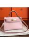 Hermes Kelly Mini II Handmade Bag In Rose Dragee Swift Calfskin  Replica
