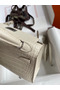 Hermes Kelly Mini II Sellier Handmade Bag In Beton Matte Alligator Leather  Replica