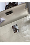 Hermes Kelly Mini II Sellier Handmade Bag In Beton Matte Alligator Leather  Replica