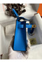 Hermes Kelly Mini II Sellier Handmade Bag In Blue Hydra Chevre Mysore Leather  Replica