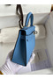 Hermes Kelly Mini II Sellier Handmade Bag In Blue Paradise Epsom Calfskin  Replica