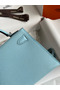 Hermes Kelly Mini II Sellier Handmade Bag In Blue Zephyr Epsom Calfskin  Replica