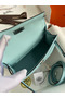 Hermes Kelly Mini II Sellier Handmade Bag In Blue Zephyr Epsom Calfskin  Replica