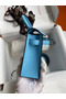 Hermes Kelly Mini II Sellier Handmade Bag In Celeste Epsom Calfskin  Replica
