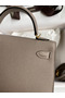 Hermes Kelly Mini II Sellier Handmade Bag In Gris Asphalt Epsom Calfskin  Replica