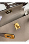Hermes Kelly Mini II Sellier Handmade Bag In Gris Asphalt Epsom Calfskin  Replica
