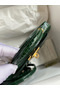 Hermes Kelly Mini II Sellier Handmade Bag In Malachite Shiny Alligator Leather  Replica