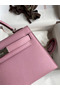 Hermes Kelly Mini II Sellier Handmade Bag In Mauve Sylvestre Epsom Calfskin  Replica